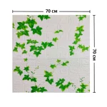 Самоклеюча декоративна 3D панель Плющ 70x77см 3мм, 3Д шпалери виноград, Стіновий декор - Зображення 4