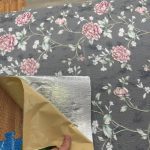 3D панелі Сірі троянди самоклеючі 70×77 см 4 мм — стильні декоративні панелі для стін | квітковий 3D декор - Зображення 3