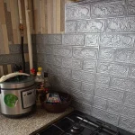 3D панель “Серая кирпичная” 70×77 см, 4 мм – быстрое обновление интерьера — изображение 5