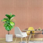 Самоклеящаяся 3D панель под кирпичу Пудра 70×77 см | Быстрый монтаж, без ремонта, 4 мм — изображение 3