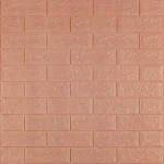 Самоклеящаяся 3D панель под кирпичу Пудра 70×77 см | Быстрый монтаж, без ремонта, 4 мм — изображение 5