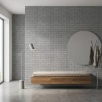 Самоклейна 3D панель «Сіра Лофт Цегла» 700х770х4 мм, декоративні шпалери для стін